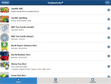 Tablet Screenshot of mobile.elephantcube.com